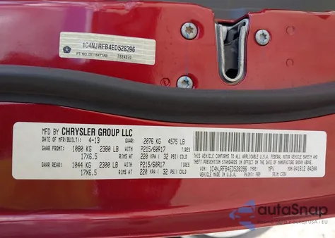 2014 Jeep Patriot Latitude from USA, damaged, VIN 1C4NJRFB4ED528396